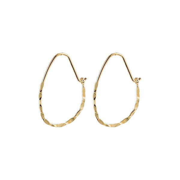 Olena Gold Plated Hoops