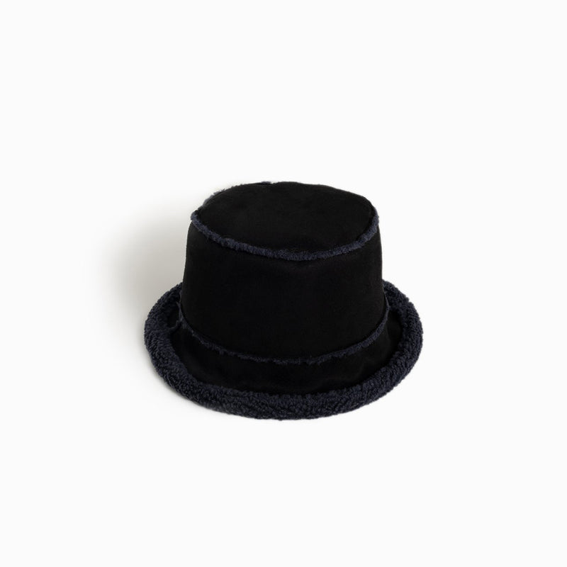Suede Reversible Bucket Hat