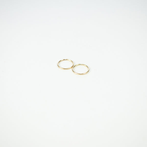 10K Yellow Gold Hoops